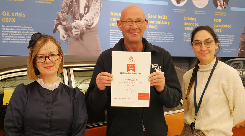 British Motor Museum wins VisitEngland's Best Told Story award