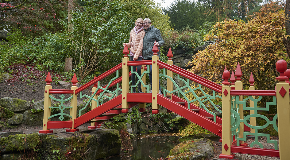Biddulph Grange's Chinese Bridge is brought back to life thanks to local schoolgirl