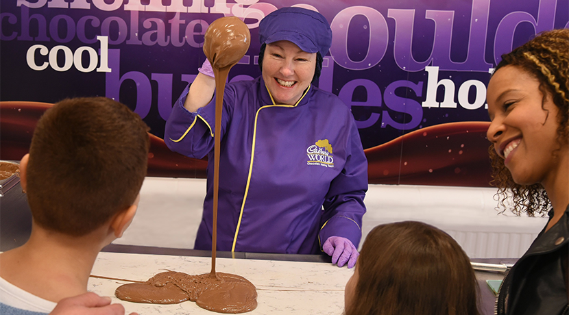Win a family pass to Cadbury World