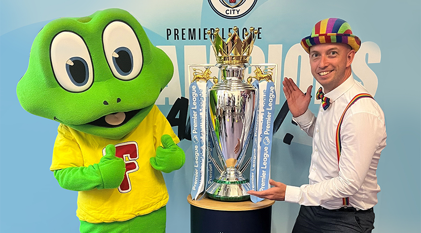 Get your photo with the Premier League trophy at Cadbury World