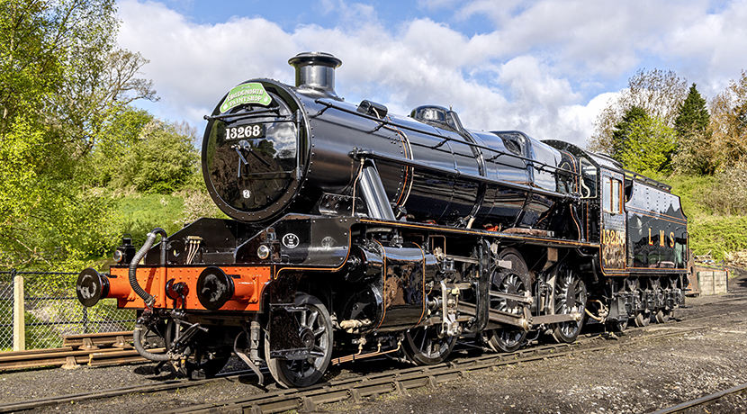 Severn Valley Railway reveals gleaming Stanier Mogul ready for Spring Steam Gala
