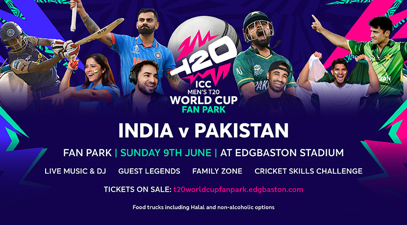 Edgbaston to host India v Pakistan T20 World Cup Fan Park