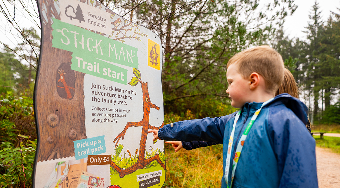 Stick Man returns to Cannock Chase Forest with new trail