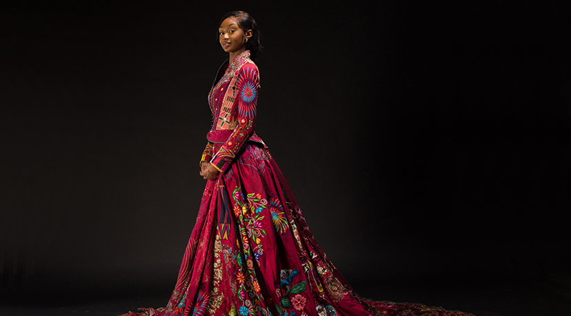 The Red Dress project visits Fashion & Embroidery show