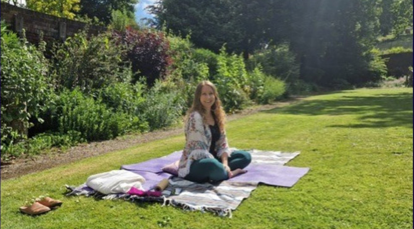 Yoga in The Commandery gardens