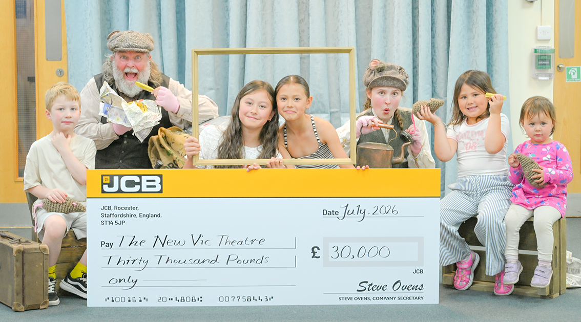 JCB backs New Vic storytelling programme with £30,000 boost