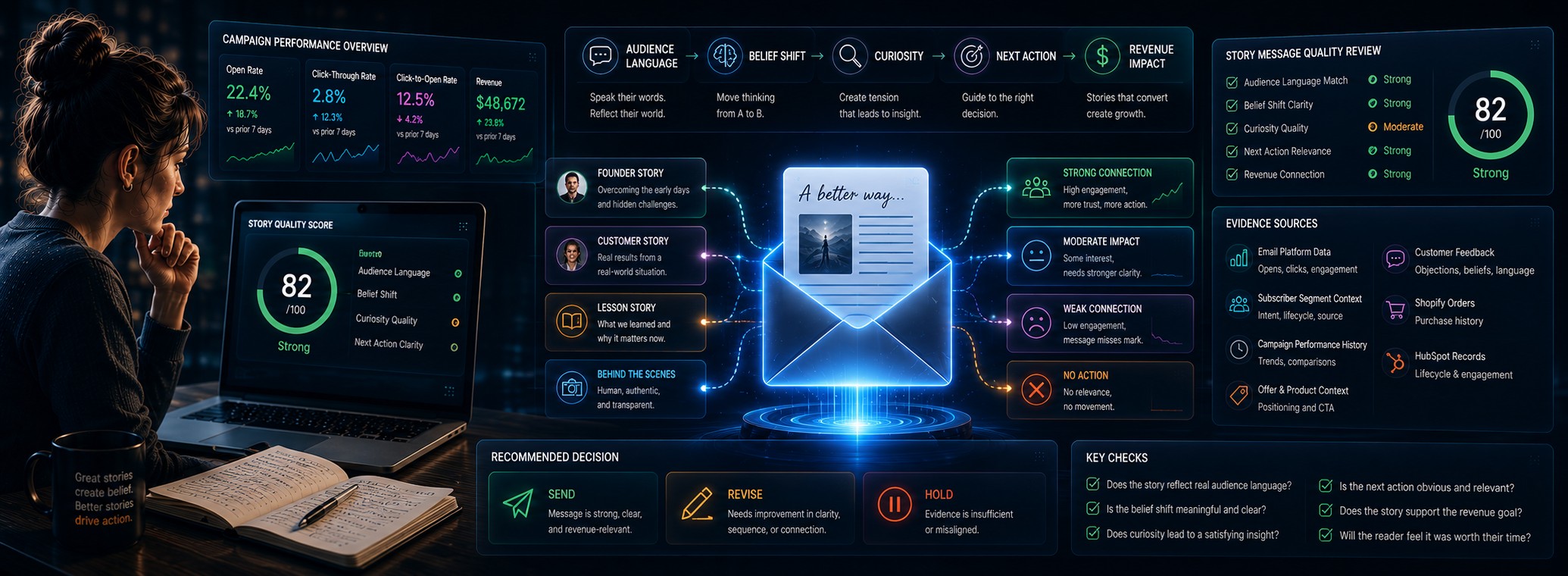 Email Story Message Quality Review