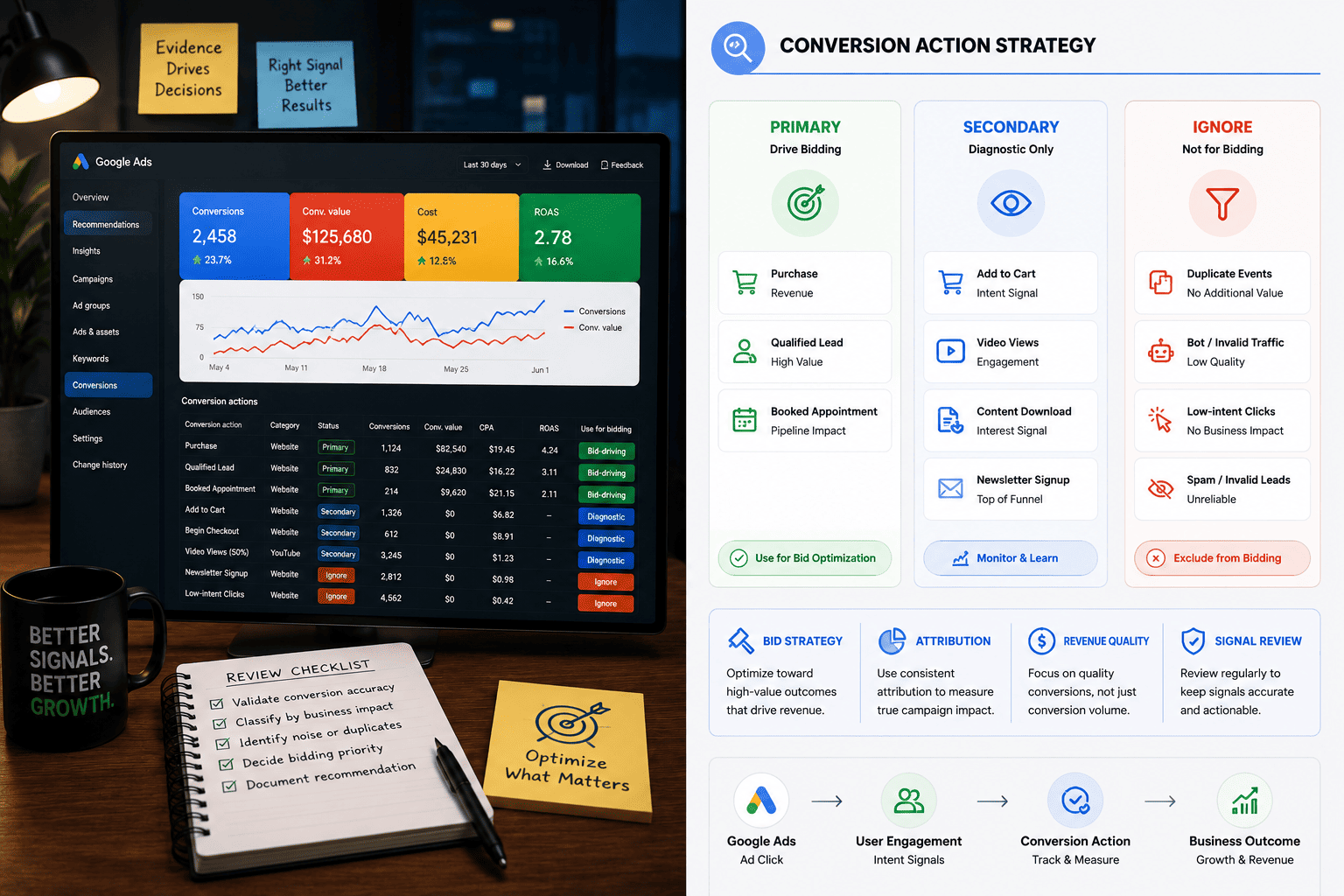 Primary vs Secondary Conversions for Campaign Analysis supporting media 2
