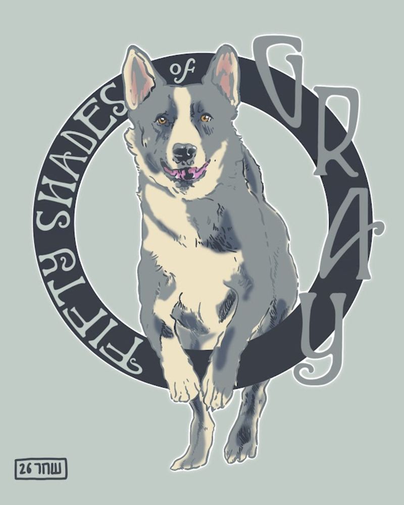 Art for Dogs - Gray