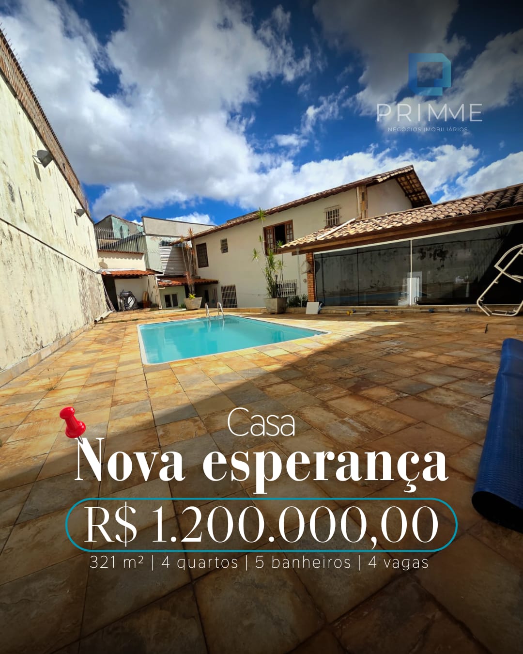 Foto principal de Excelente casa com piscina no bairro Nova Esperança.