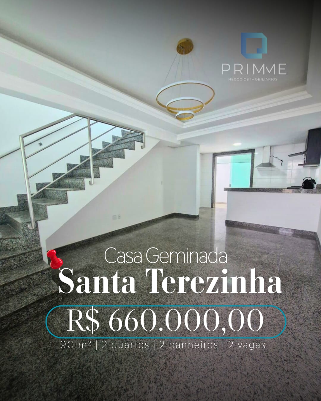 Foto principal de Excelente casa geminada no bairro SantaTerezinha.