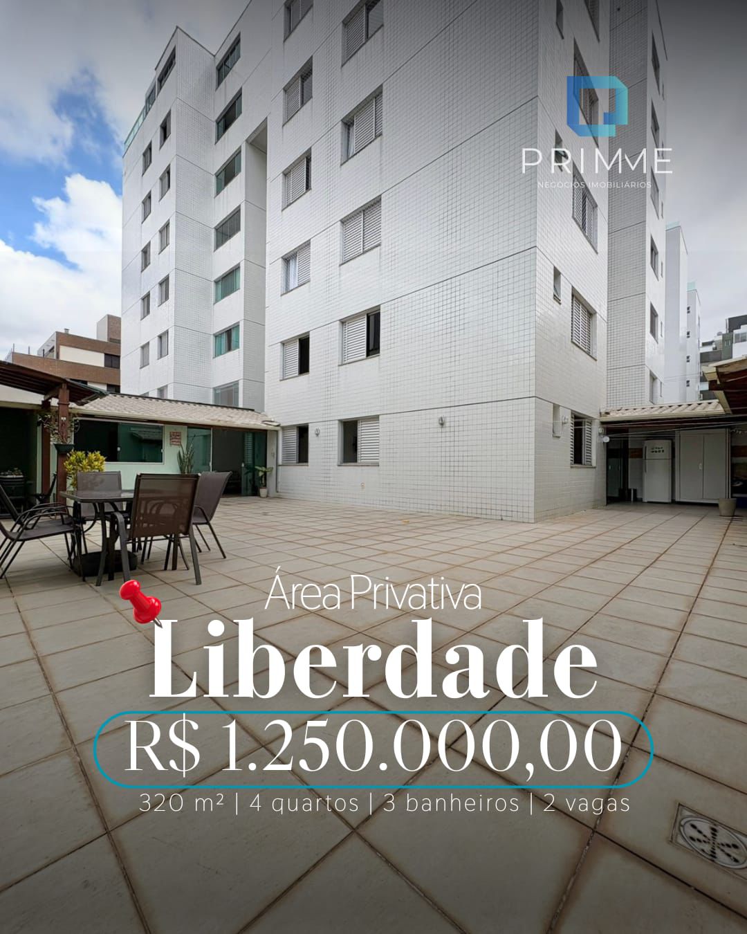 Foto principal de Linda Área Privativa com elevador no bairro Liberdade.