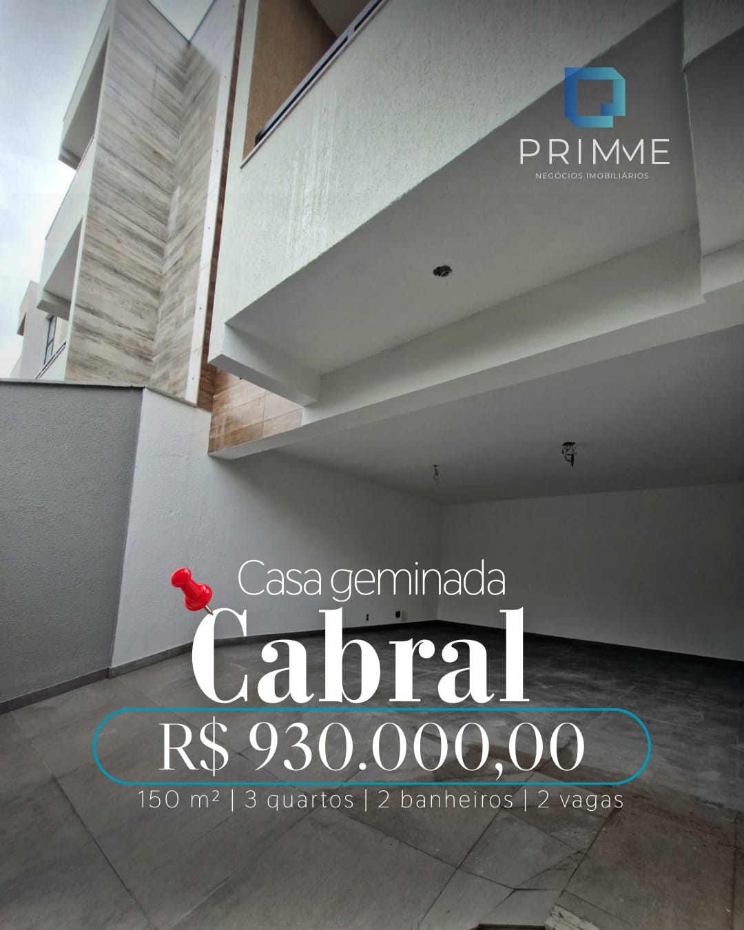 Foto principal de Excelente casa geminada no bairro Cabral.