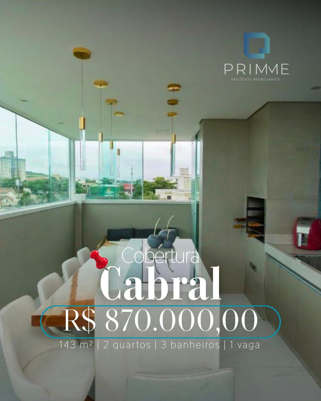 Foto principal de Linda cobertura com elevador no bairro Cabral.