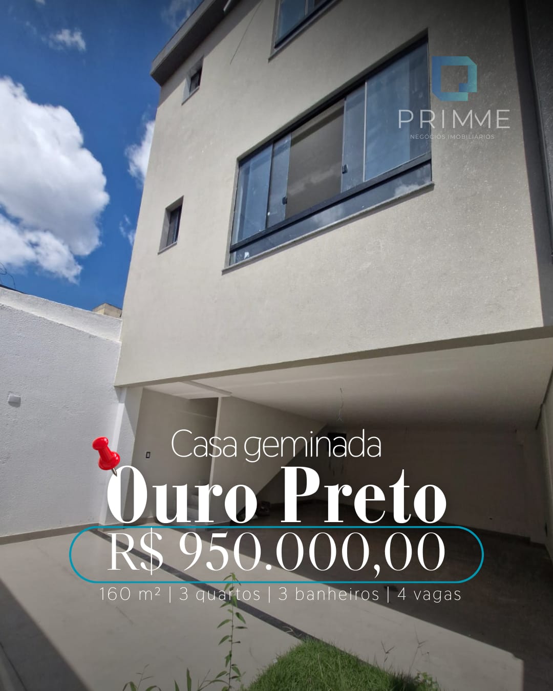 Foto principal de Casa geminada no bairro Ouro Preto.