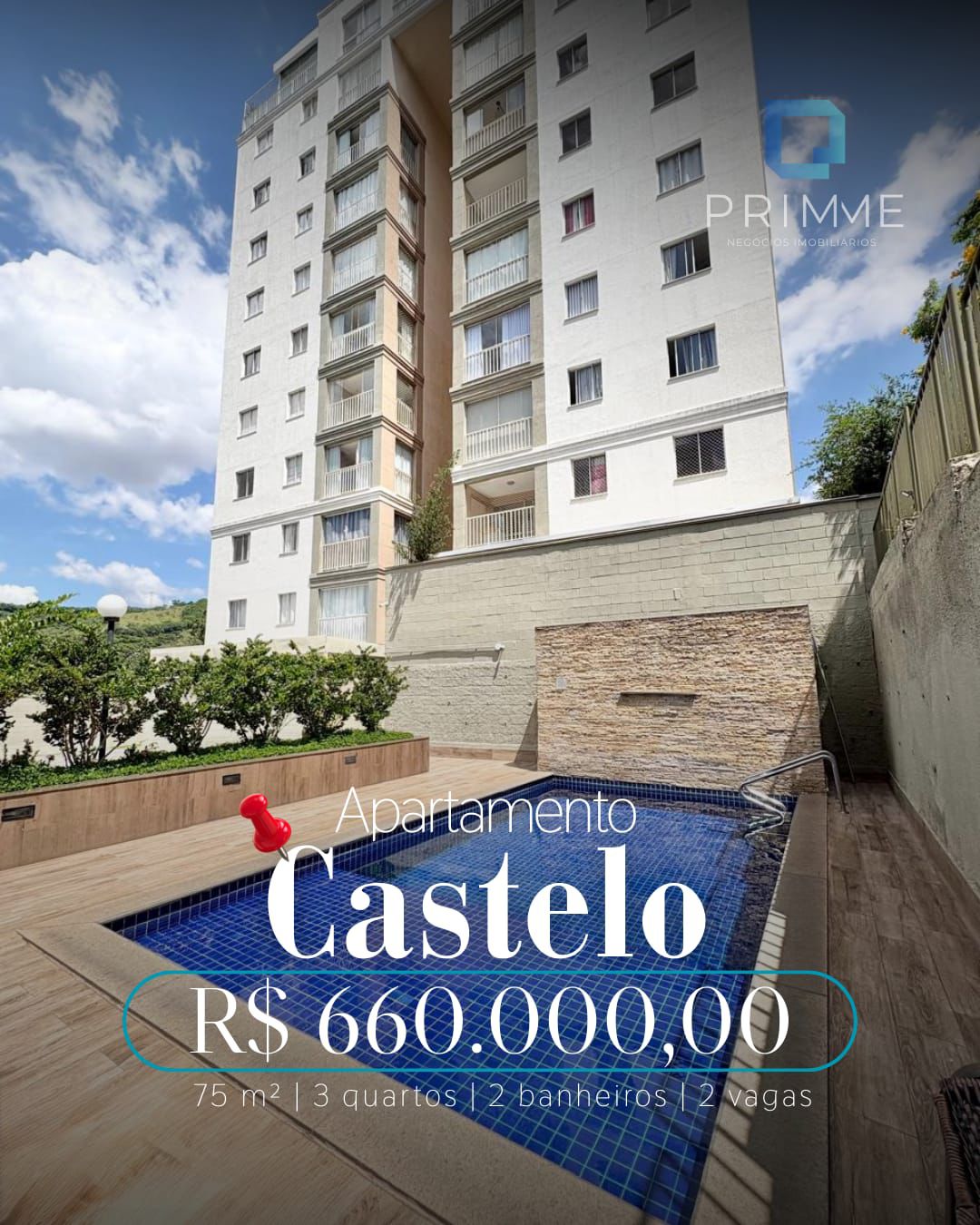 Foto principal de Excelente apartamento com lazer no bairro Castelo.