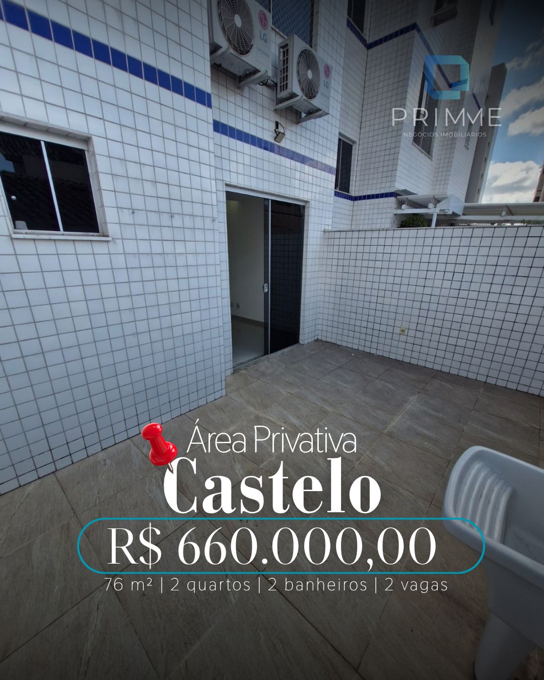 Foto principal de Excelente Área Privativa com 02 quartos no bairro Castelo.