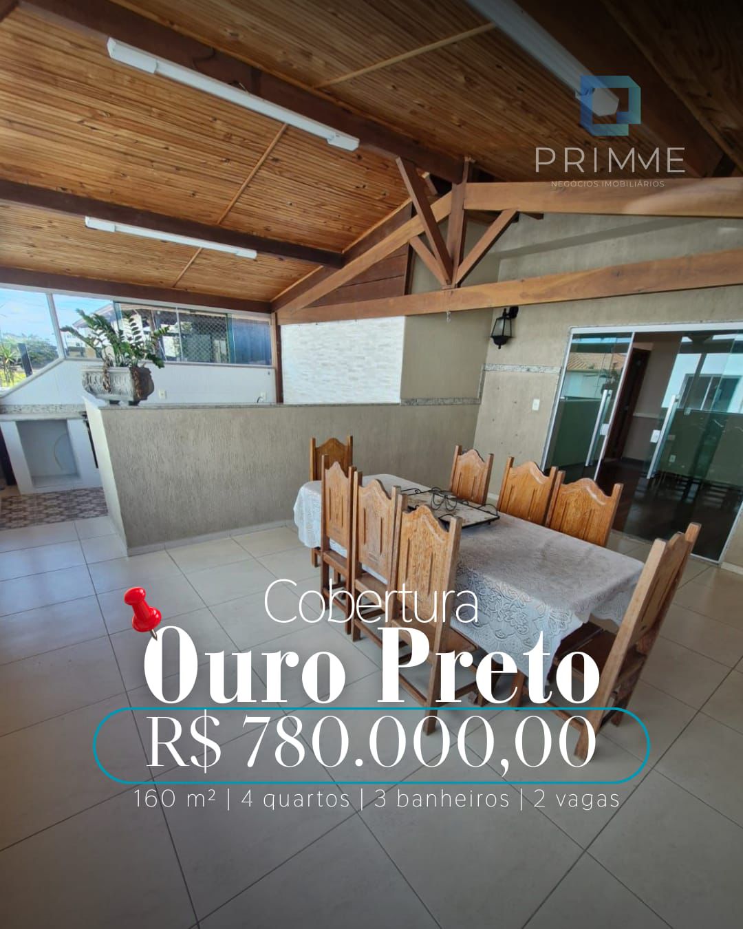 Foto principal de Excelente Cobertura de 04 quartos no Ouro Preto.