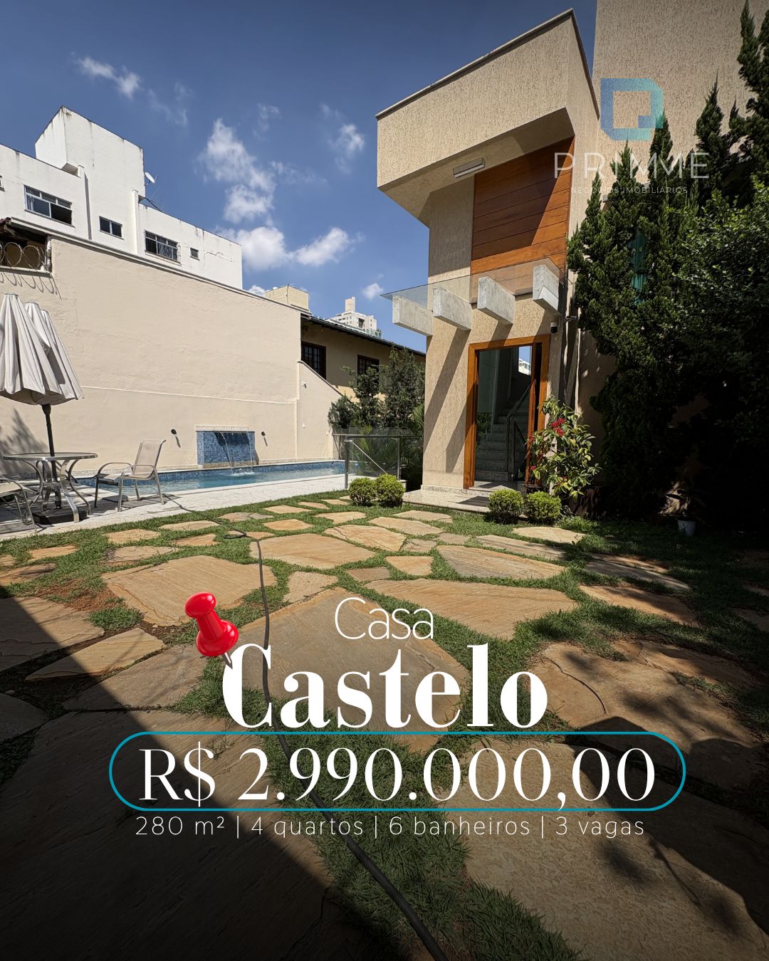 Foto principal de Excelente casa de Alto Padrão lote 420m2 no bairro Castelo!!!!!