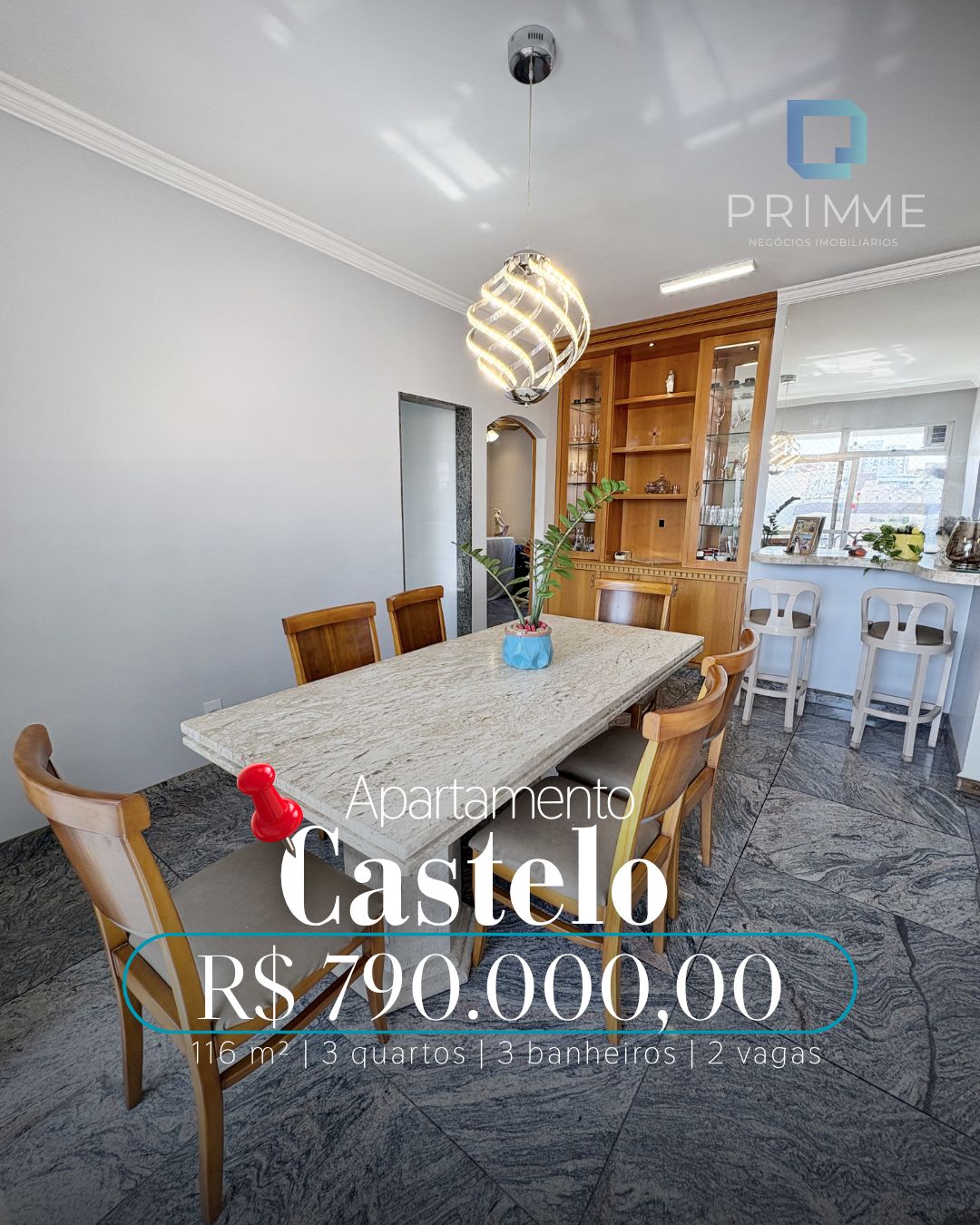 Foto principal de Excelente apartamento com elevador no bairro Castelo.