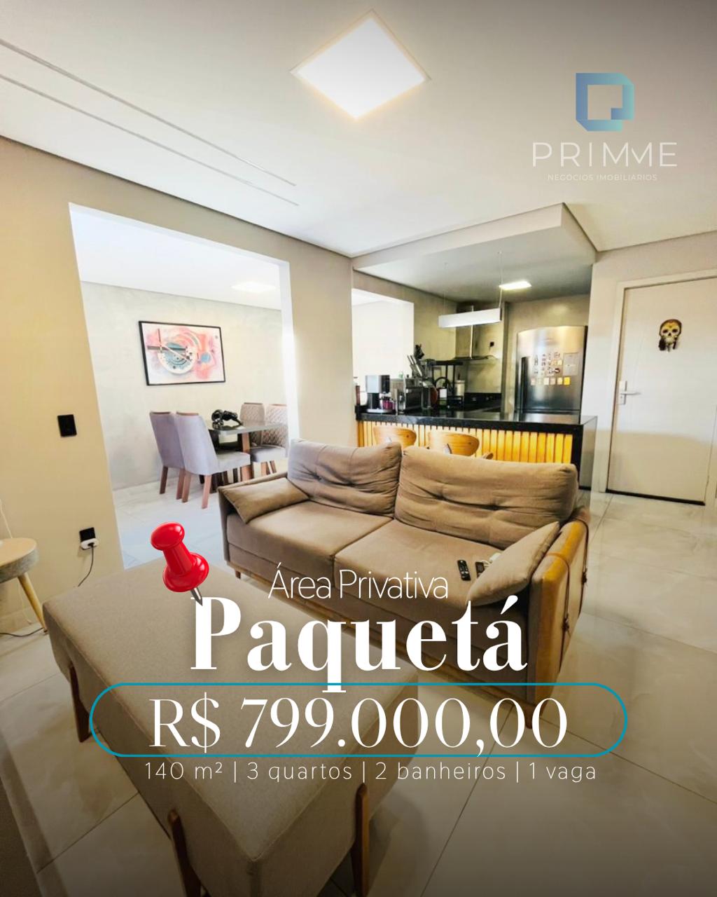 Foto principal de ÁREA PRIVATIVA 3 QUARTOS | 2 BANHEIROS | 1 VAGA | 140m | BAIRRO PAQUETÁ
