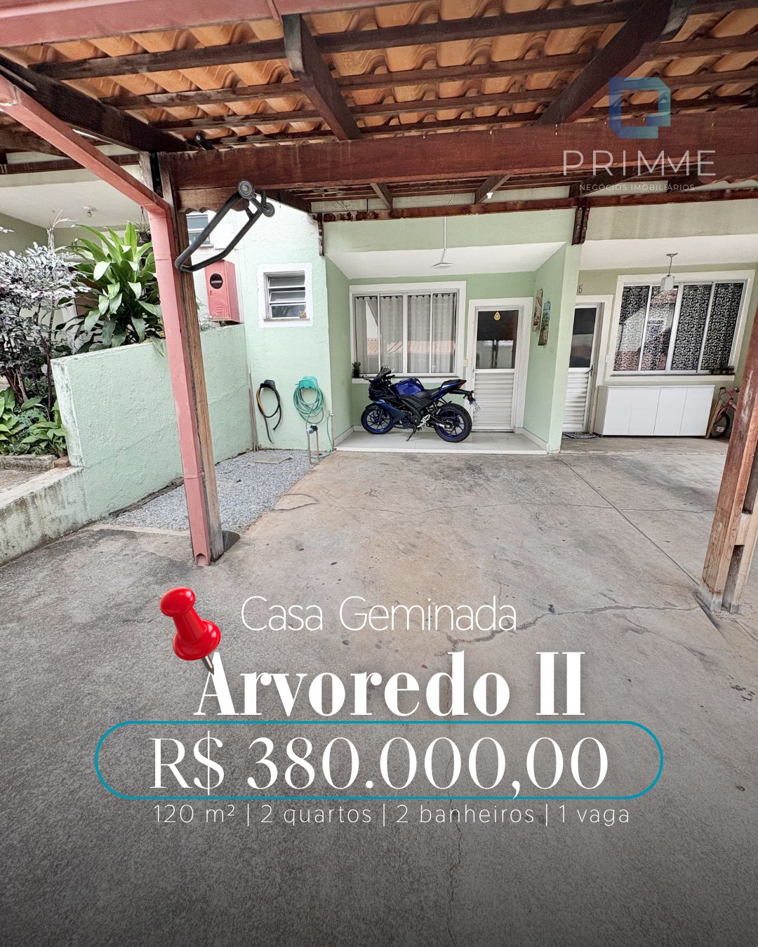 Foto principal de Excelente casa geminada em condomínio no bairro Arvoredo II.