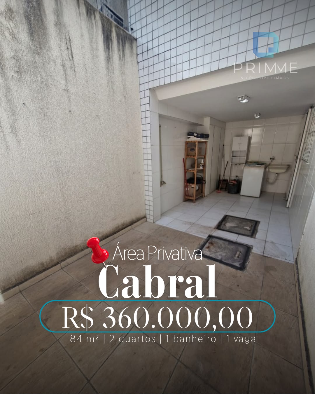 Foto principal de Excelente área privativa com 02 quartos no bairro Cabral.