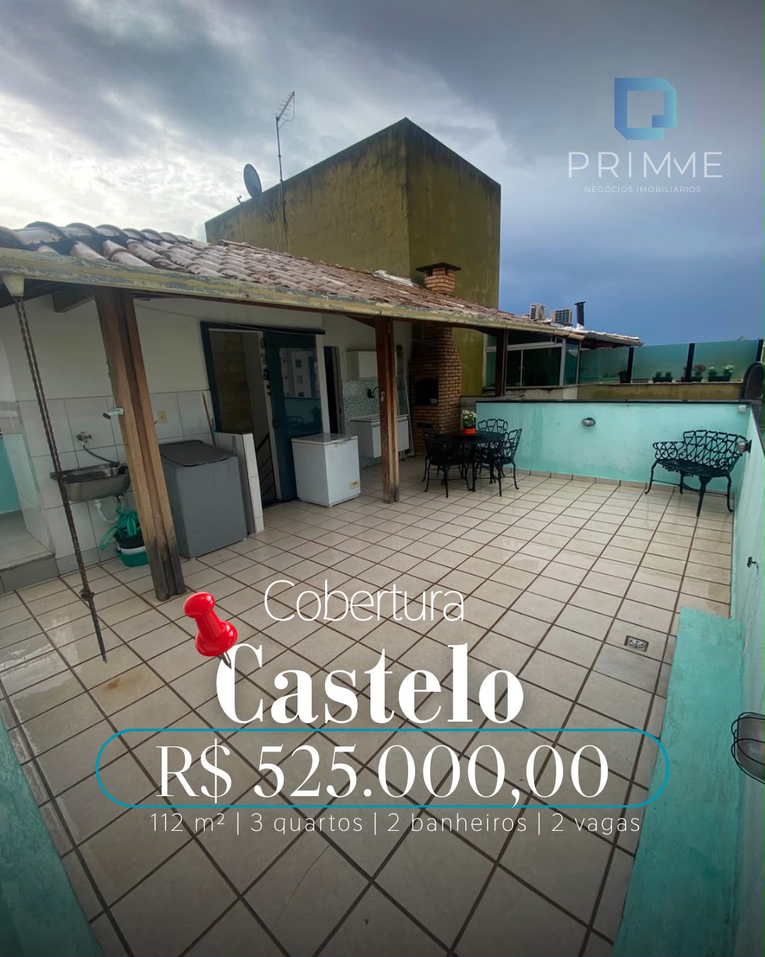 Foto principal de Excelente cobertura de 3 Quartos no bairro Castelo.