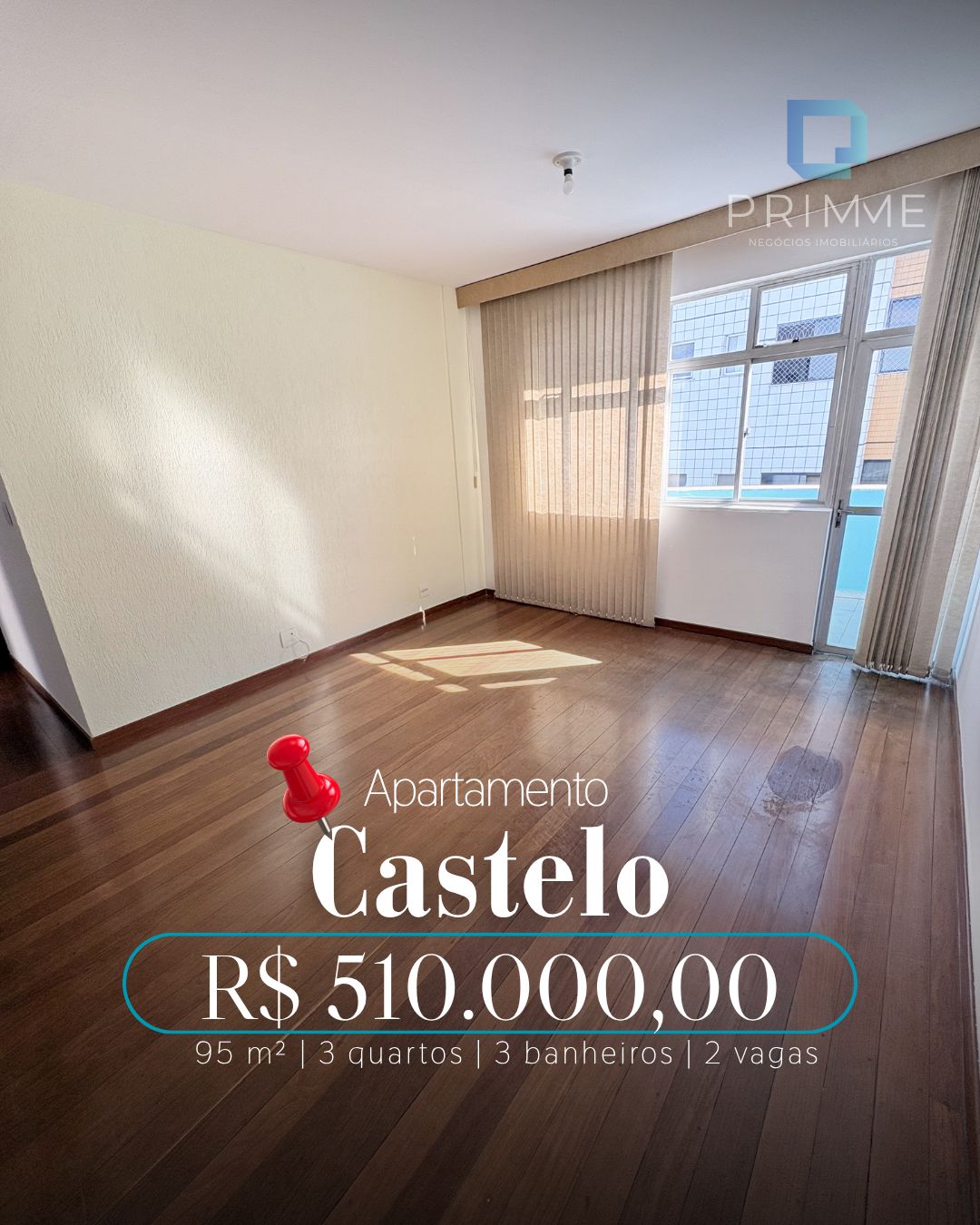 Foto principal de Excelente apartamento com varanda no bairro Castelo.