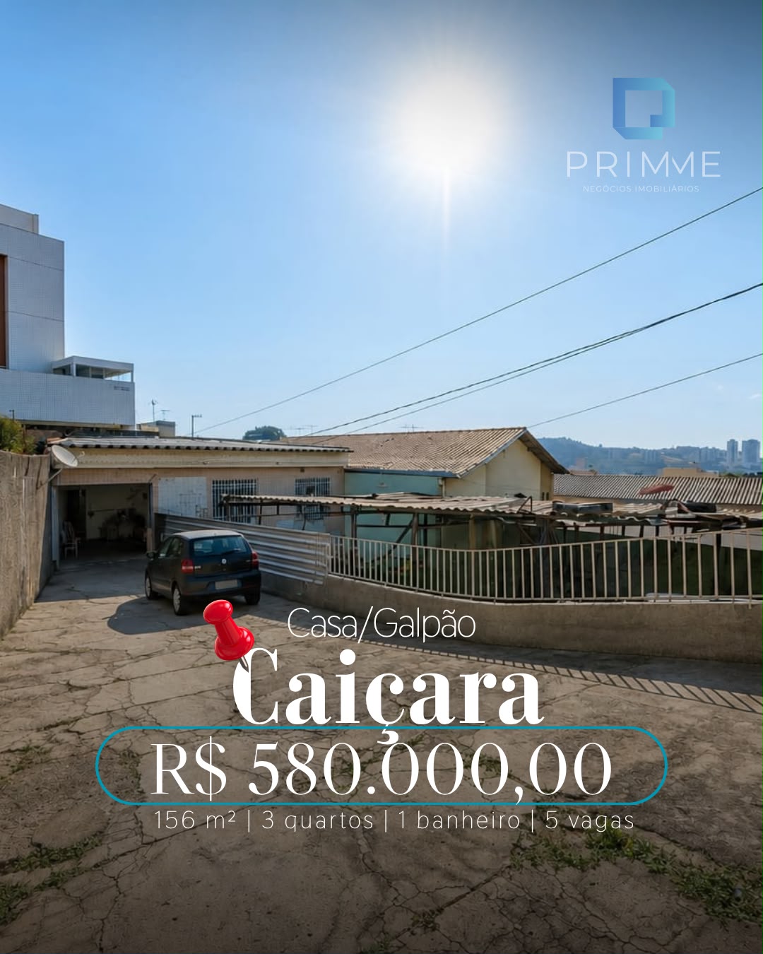 Foto principal de Casa + Galpão no bairro Caiçara.