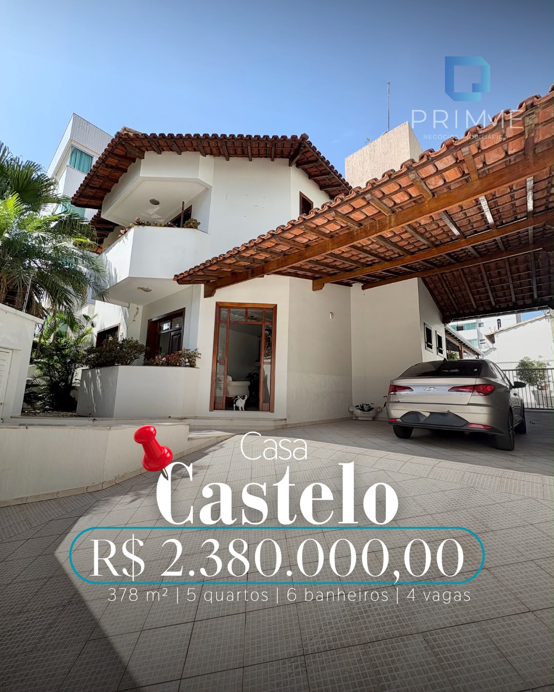 Foto principal de Maravilhosa casa com piscina no bairro Castelo.
