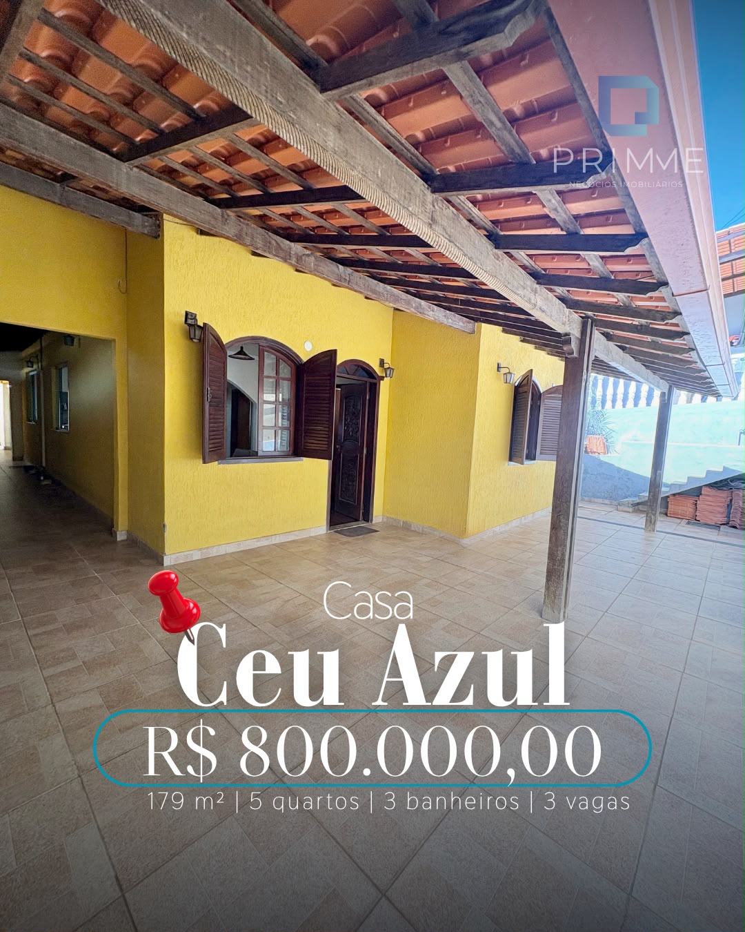 Foto principal de Excelente Casa linear com piscina no bairro Céu Azul