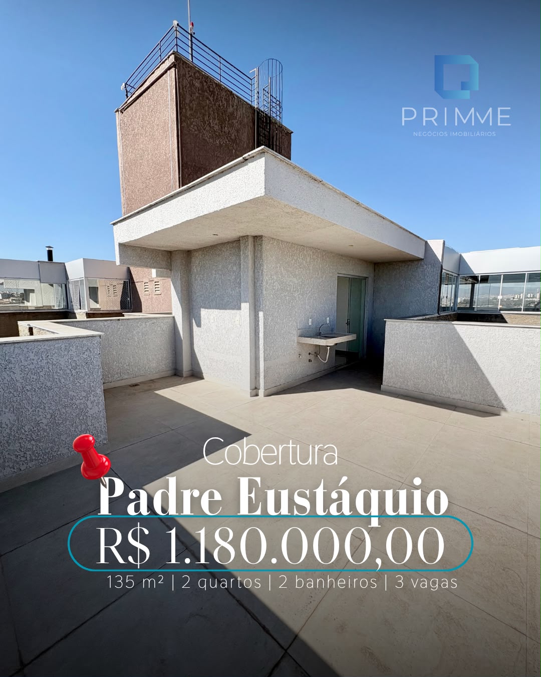 Foto principal de Excelente cobertura com lazer completo no bairro Padre Eustáquio.