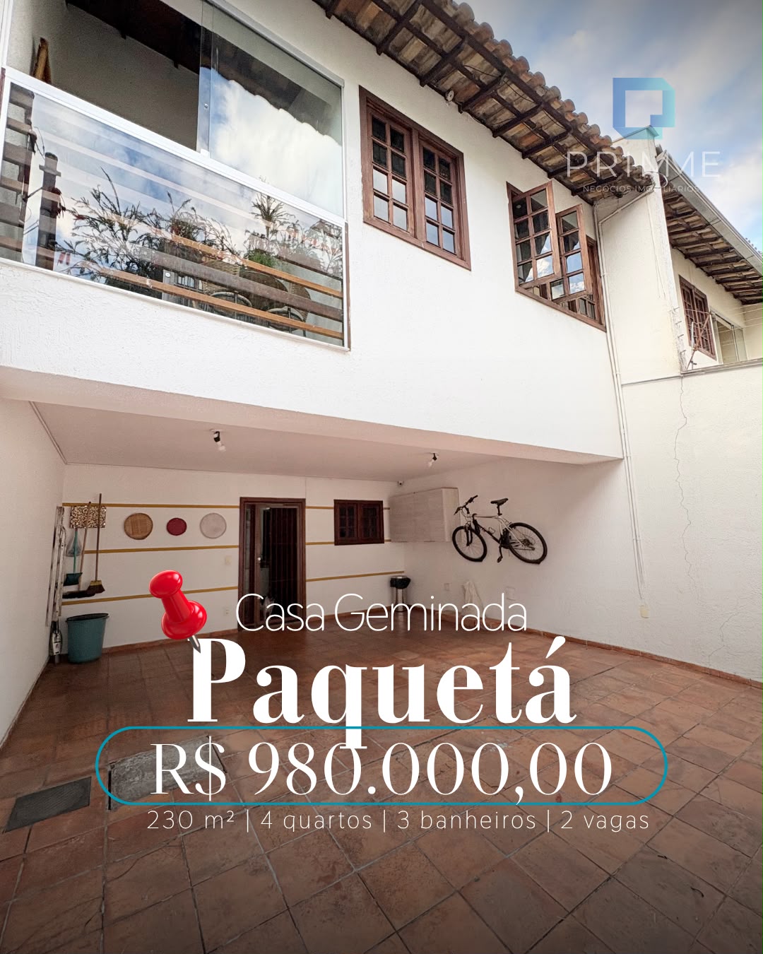 Foto principal de Excelente casa geminada no bairro Paquetá.