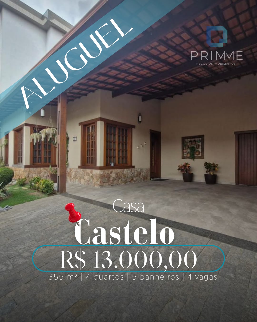 Foto principal de Linda casa linear no bairro Castelo.