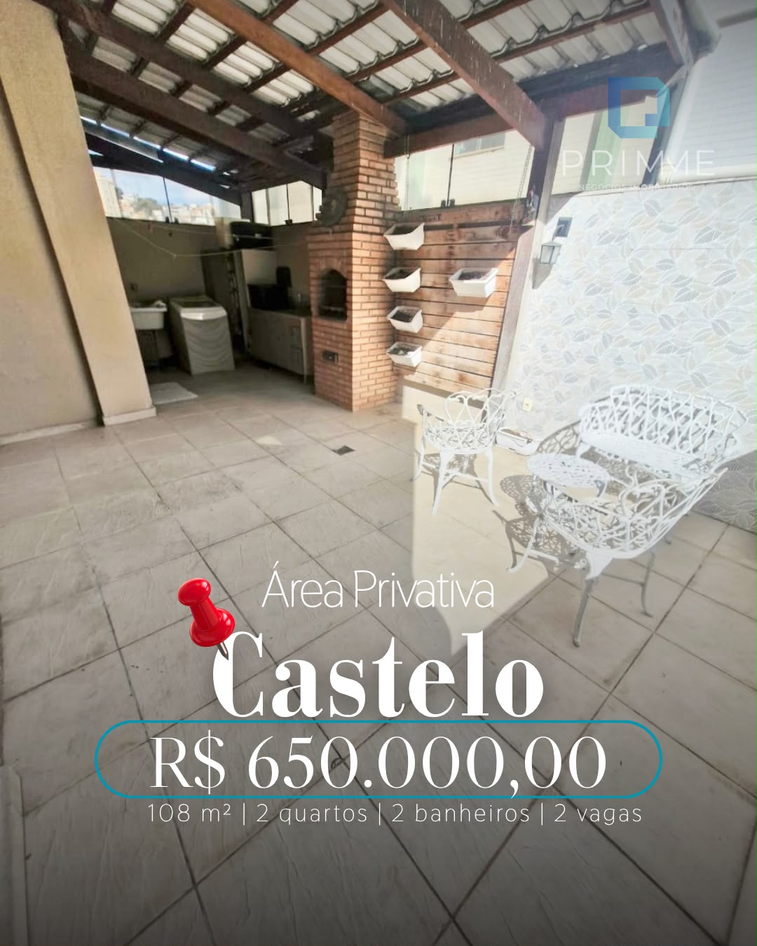 Foto principal de Excelente área privativa de 02 quartos, com elevador no bairro Castelo.