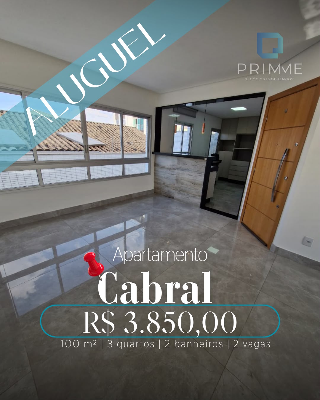 Foto principal de Excelente apartamento 03 quartos com elevador para locação no bairro Cabral.