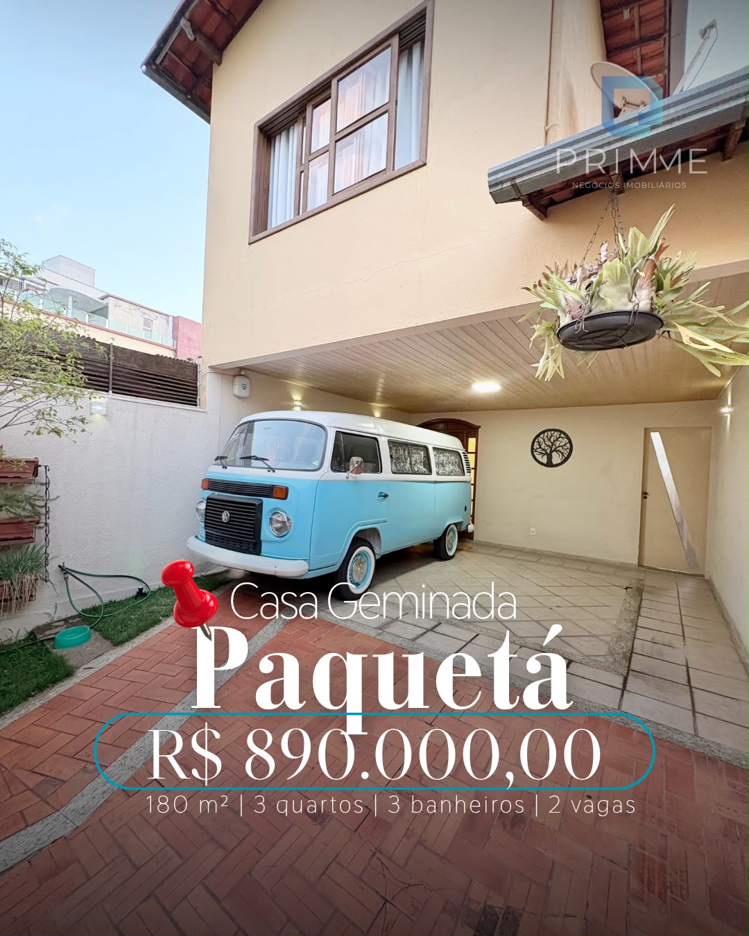 Foto principal de Linda casa geminada no bairro Paquetá. 