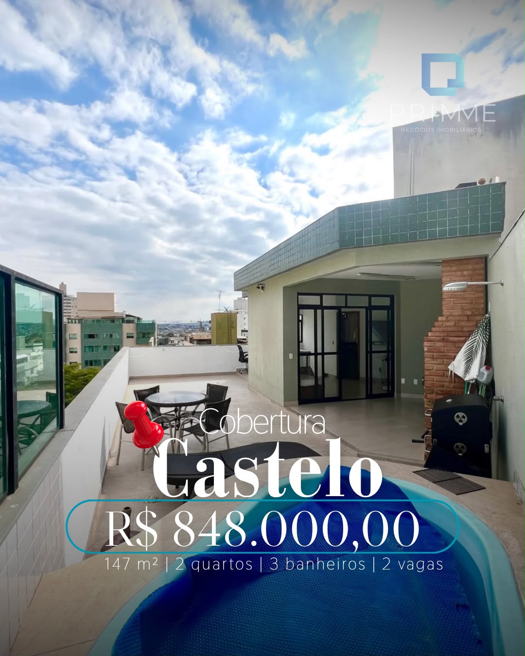 Foto principal de Excelente cobertura bairro Castelo.