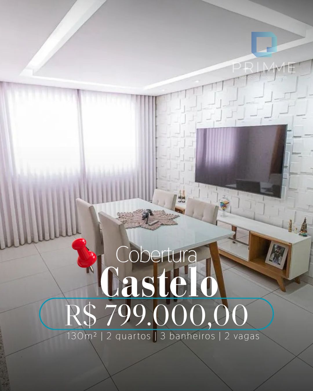 Foto principal de Excelente cobertura de 2 Quartos no bairro Castelo.