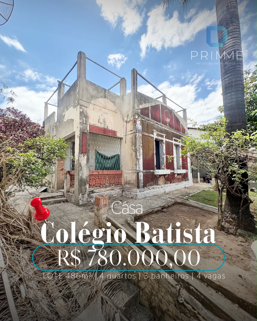 Foto principal de Casa para reforma no bairro Colégio Batista.