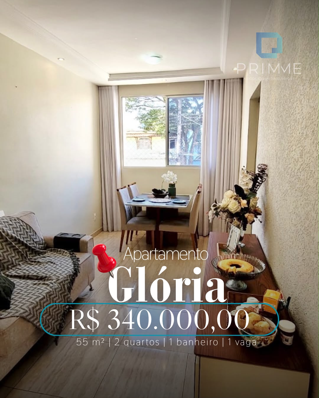 Foto principal de Excelente apartamento no bairro Glória. 