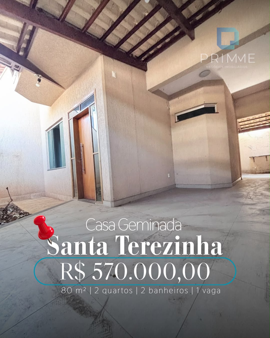 Foto principal de Excelente Casa Geminada no bairro Santa Terezinha.