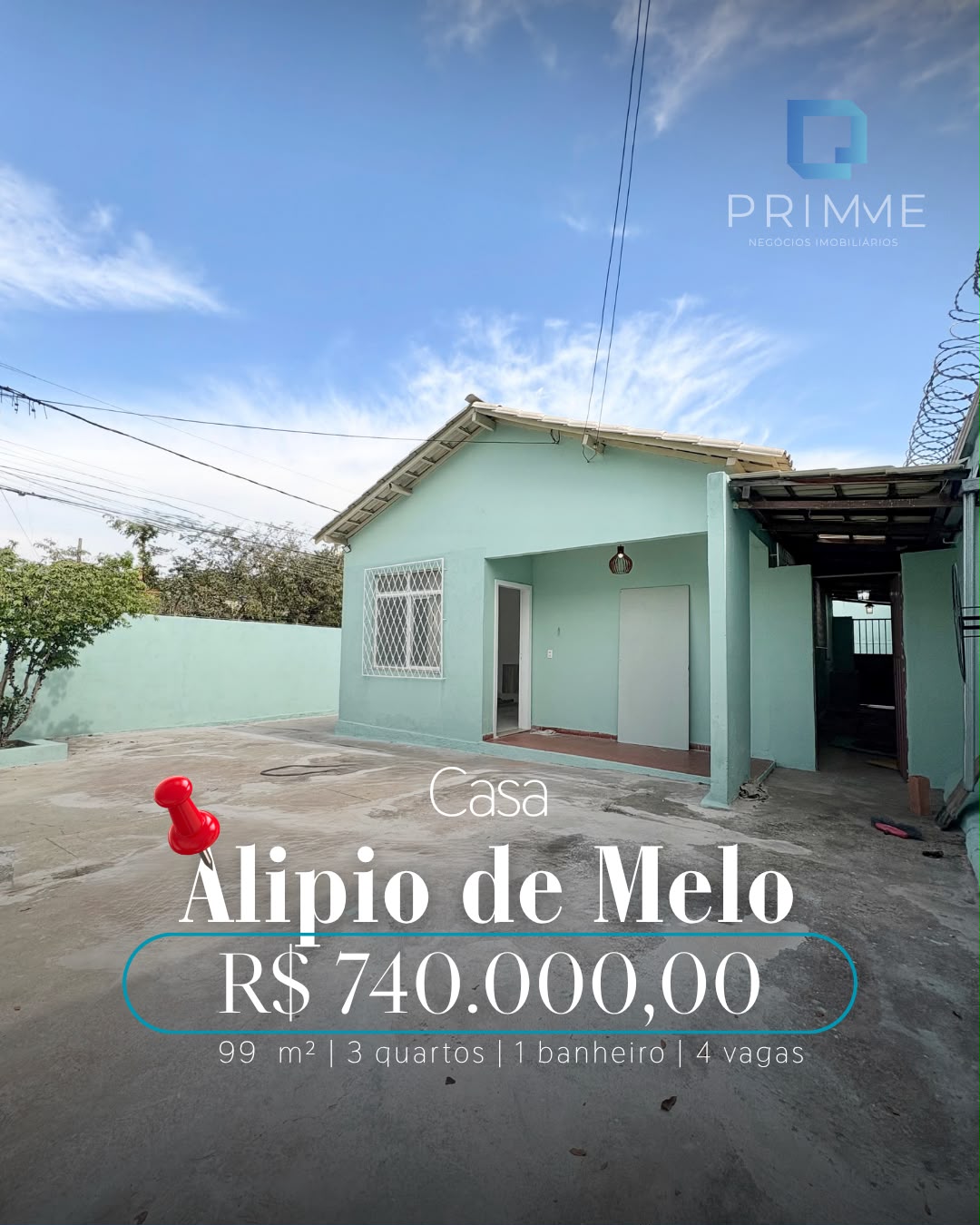 Foto principal de Excelente casa linear com 03 quartos no Alípio de Melo.
