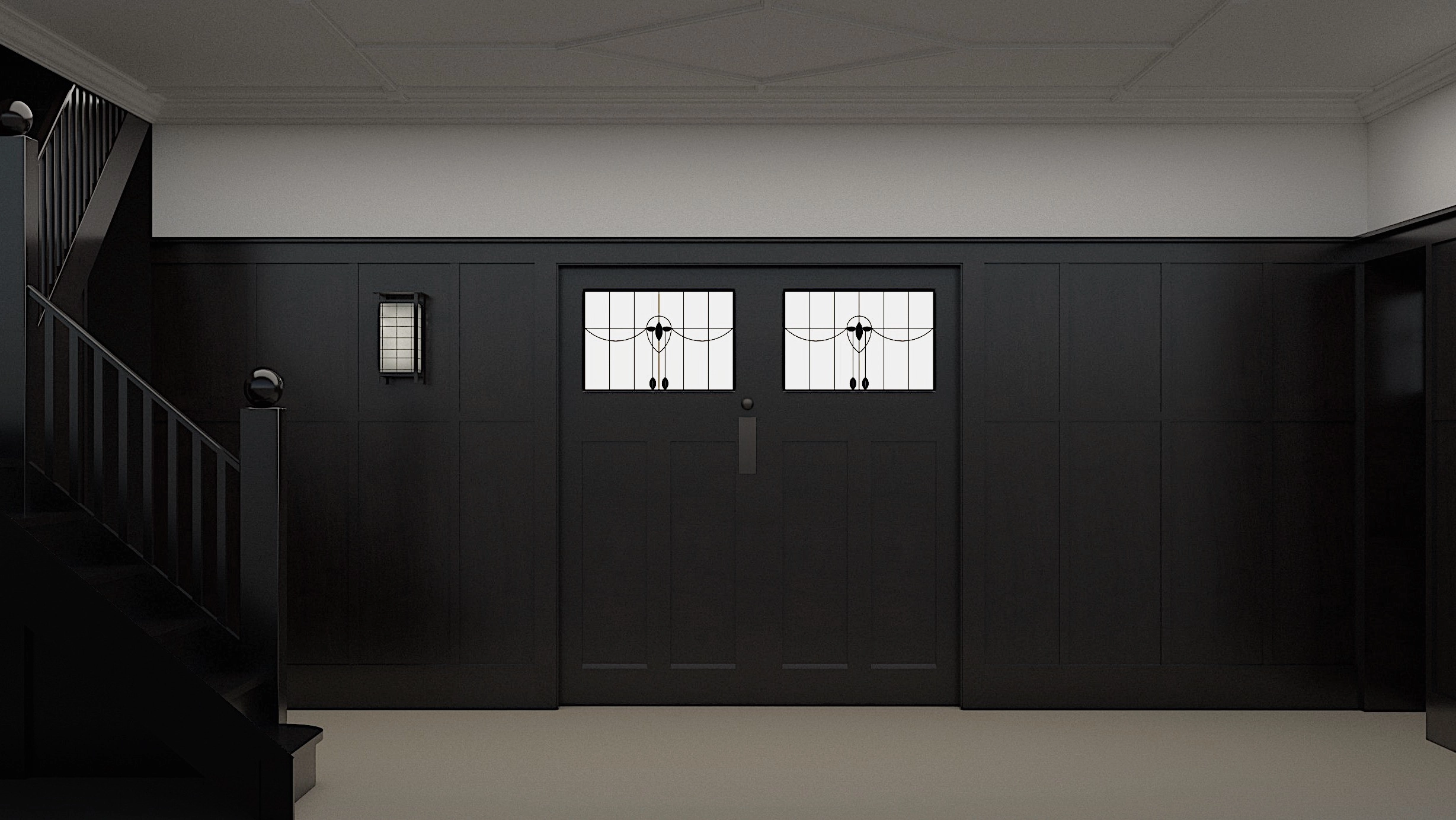 Modern House render 1