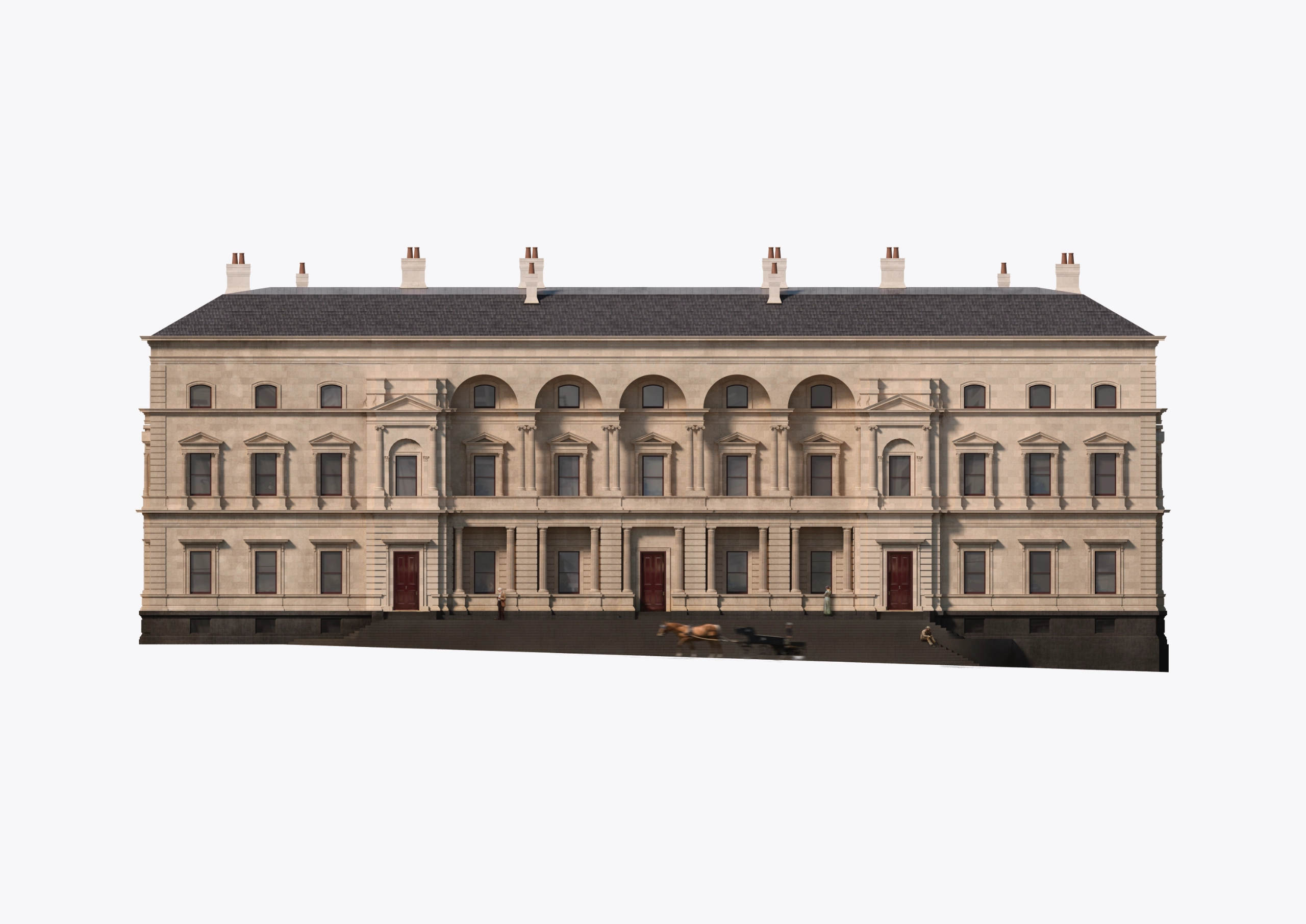 Old Treasury Building render 1