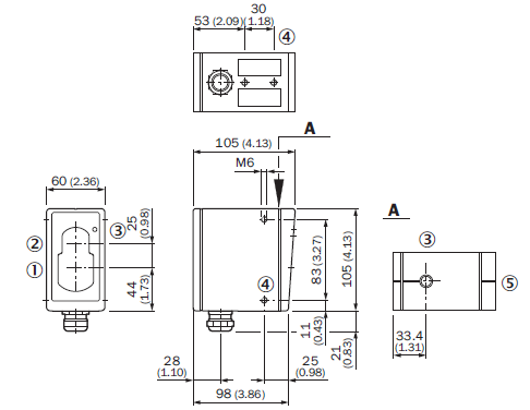 Sensor fotoelectrico retro reflectante - 2