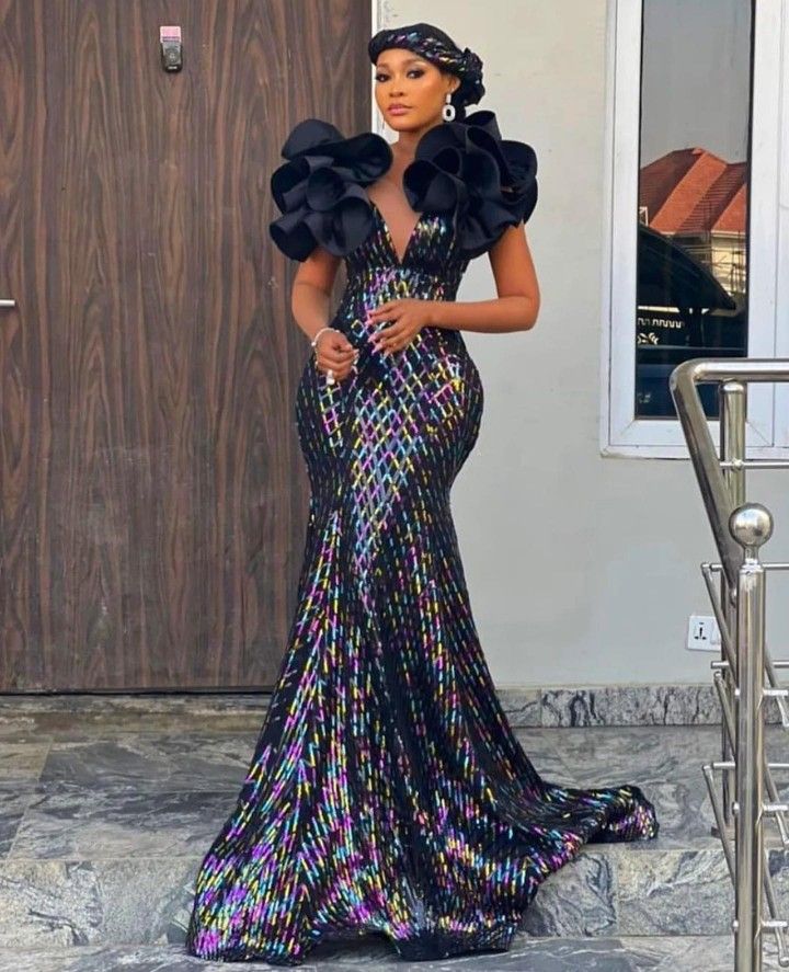 61 Latest Lace Aso-Ebi Styles For Wedding (2024), ThriveNaija