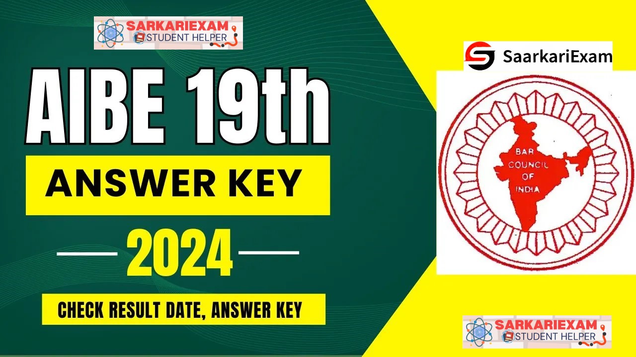 All India Bar AIBE 19th Exam Answer Key 2024 image