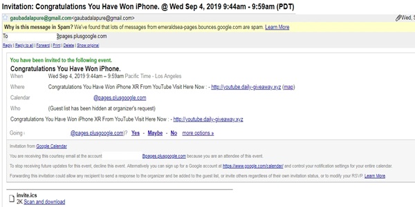 Congratulations You Have Won iPhone